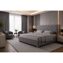 Pat tapițat modern premium 160x200 A-135